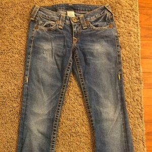 True Religion jeans size 26 Becky Super T